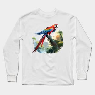 Macaw Lover Long Sleeve T-Shirt